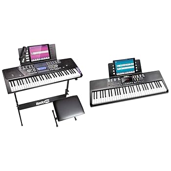 電子キーボード　スタンド付きROCKJAM RJ-561 Amazon | [RockJam] [61キー 電子キーボード スーパーキット
